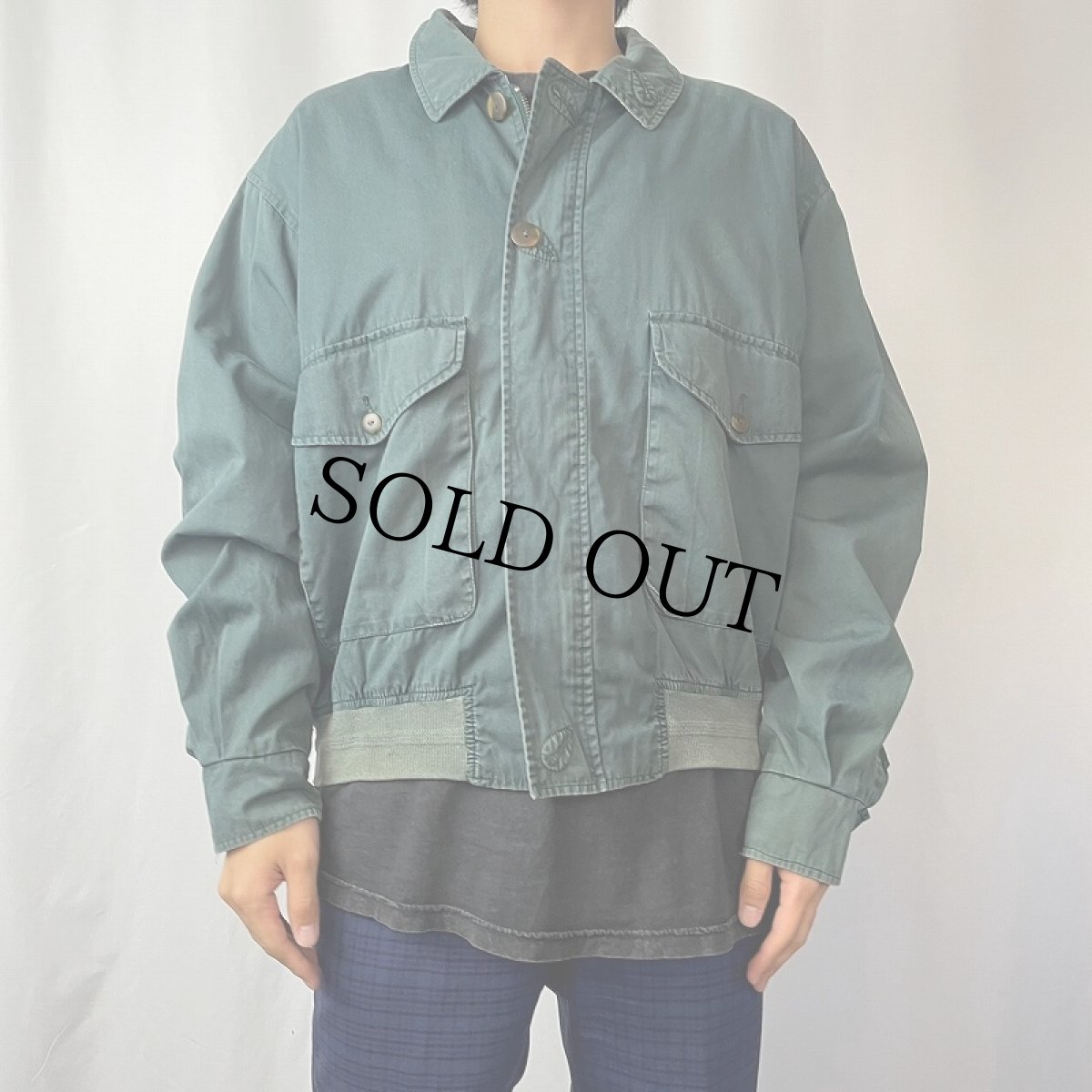 画像2: 90's nautica コットンジップジャケット M (2)