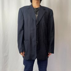 画像2: 80〜90's Burberrys' テーラードジャケット NAVY SIZE54 (2)