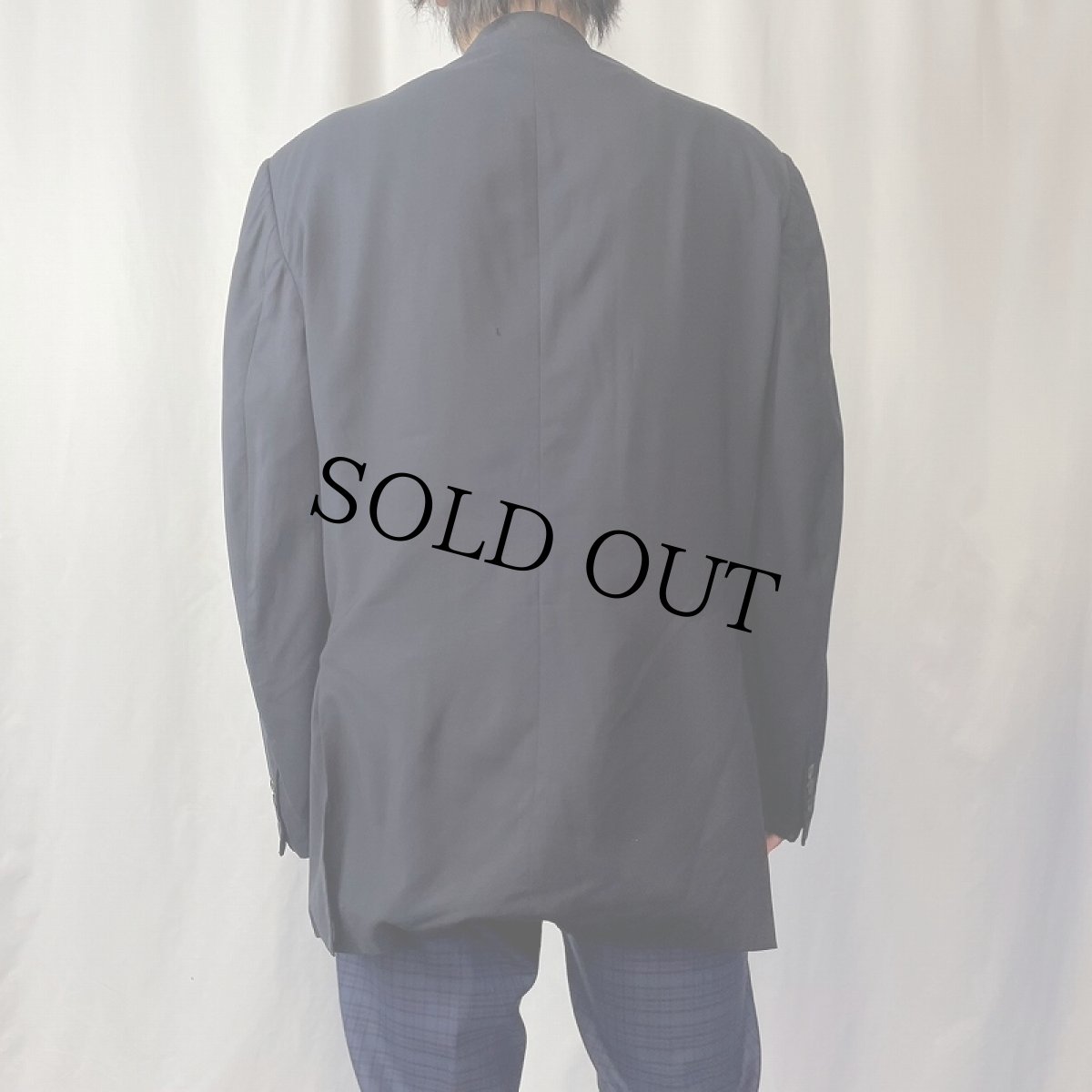 画像3: 80〜90's Burberrys' テーラードジャケット NAVY SIZE54 (3)