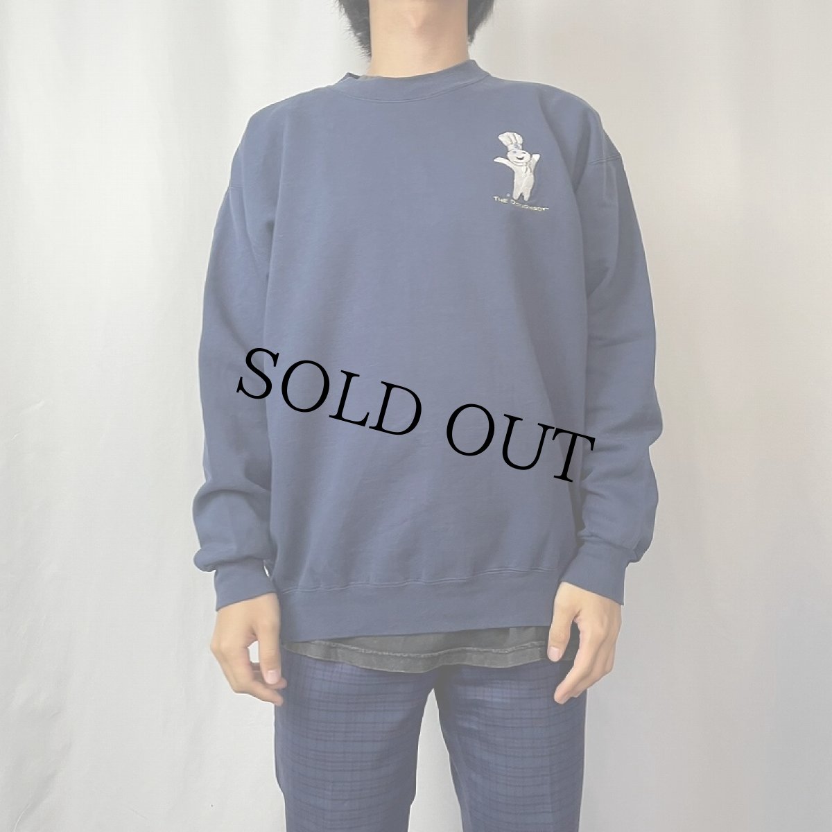 画像2: THE DOUGHBOY 製粉メーカーキャラクタープリントスウェット NAVY (2)