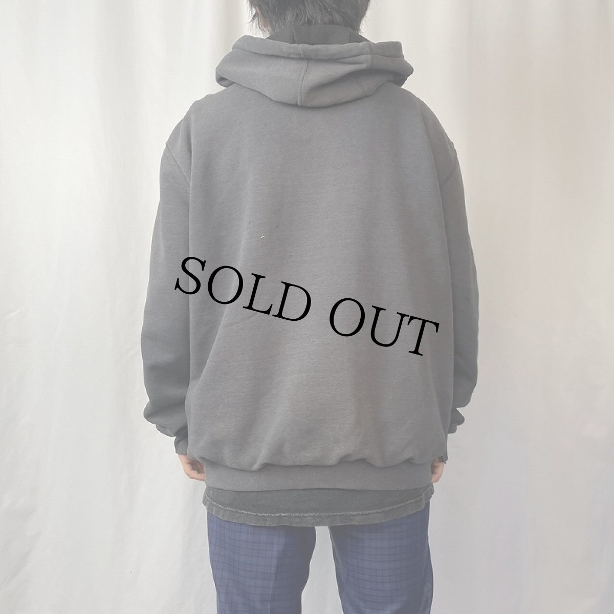 画像3: Carhartt コットン×ポリエステル ジップパーカー L (3)