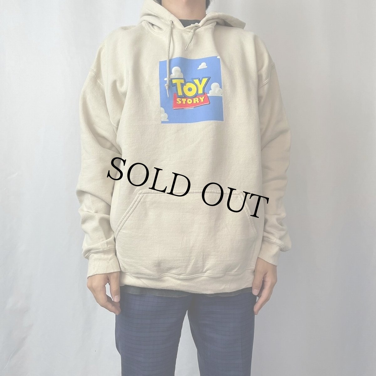 画像2: TOY STORY コットン×ポリエステル 映画プリントスウェットフーディー L  (2)