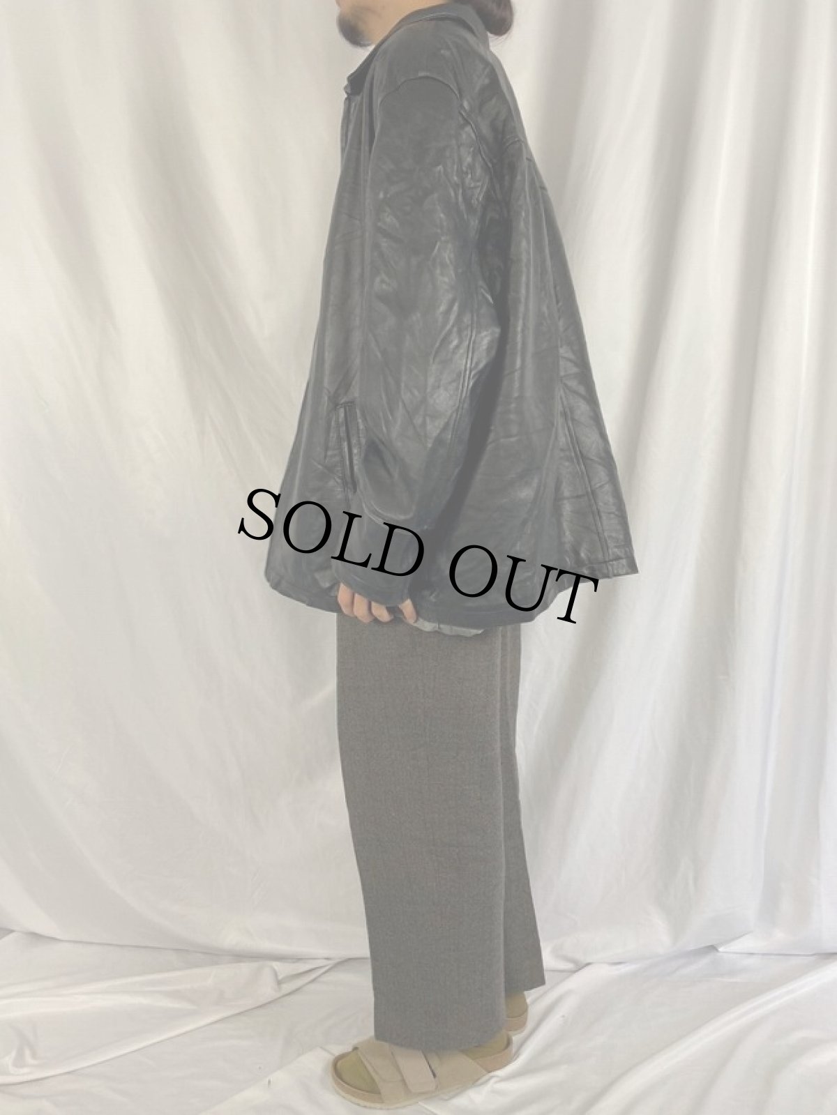 画像3: COLLEZIONE レザージャケット 3XL (3)