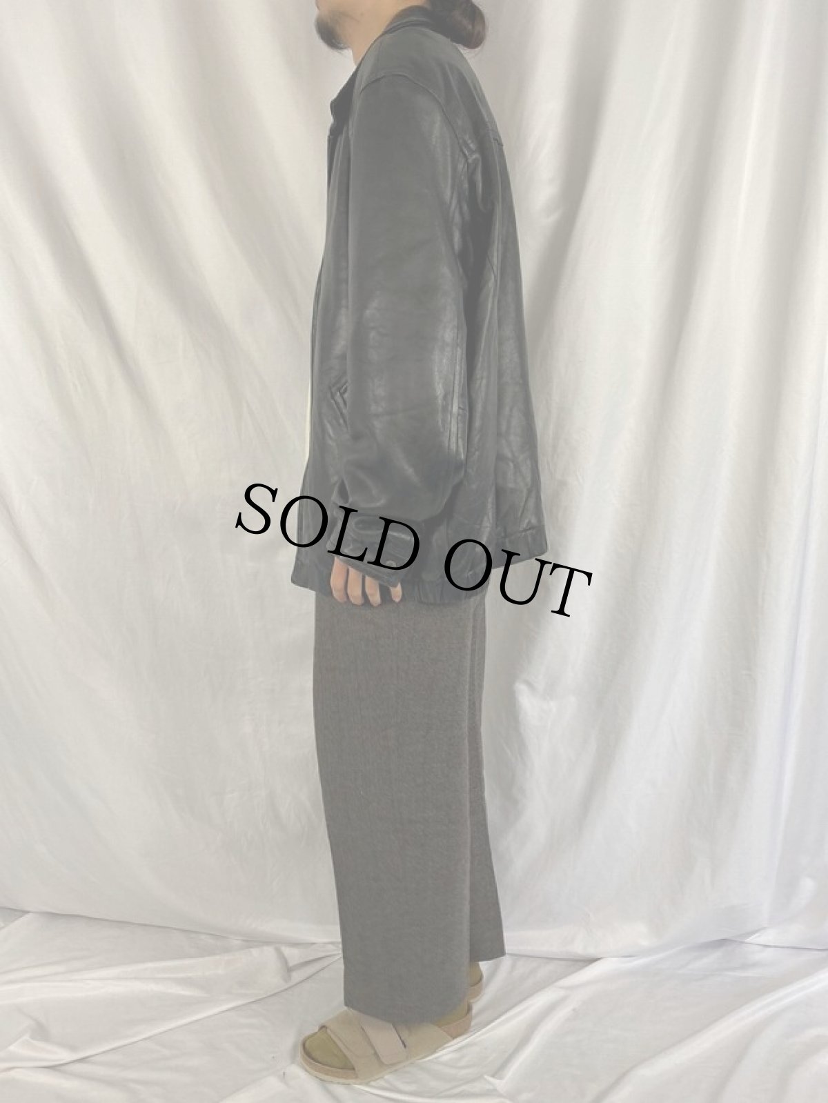 画像3: COLLEZIONE レザージャケット XL (3)