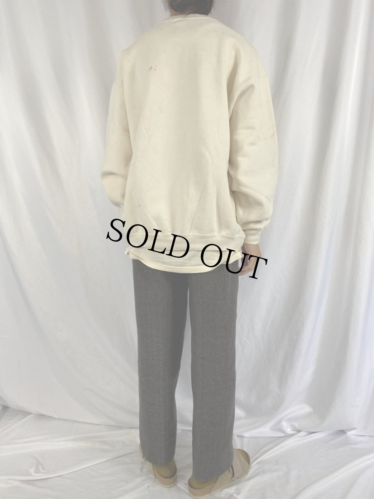 画像5: 90's〜 Edward Gorey "There's No Such Thing As Too Many Books…" メッセージプリントスウェット XXL (5)