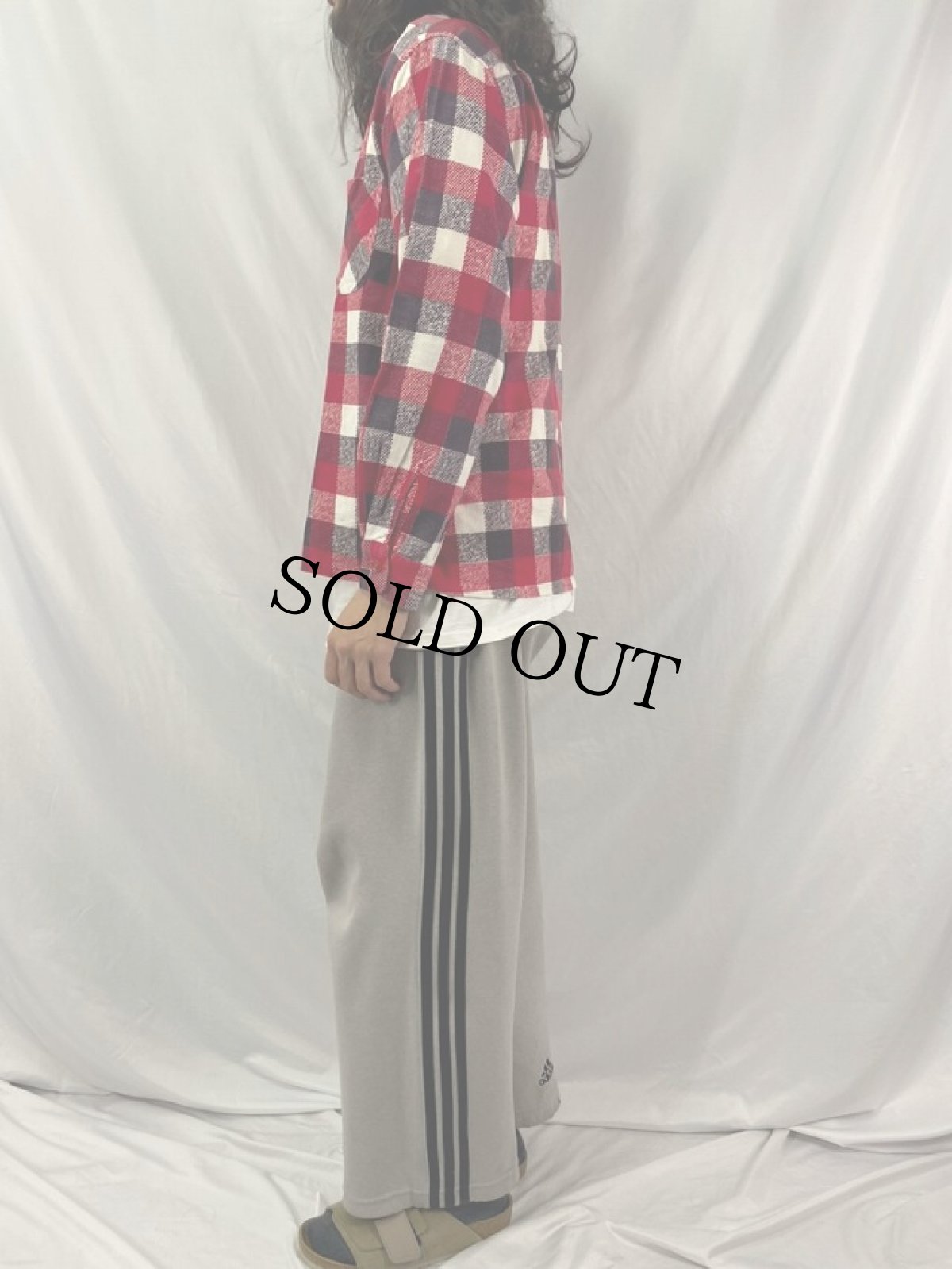 画像3: 60's McGREGOR USA製 プリントネル オープンカラーシャツ M (3)