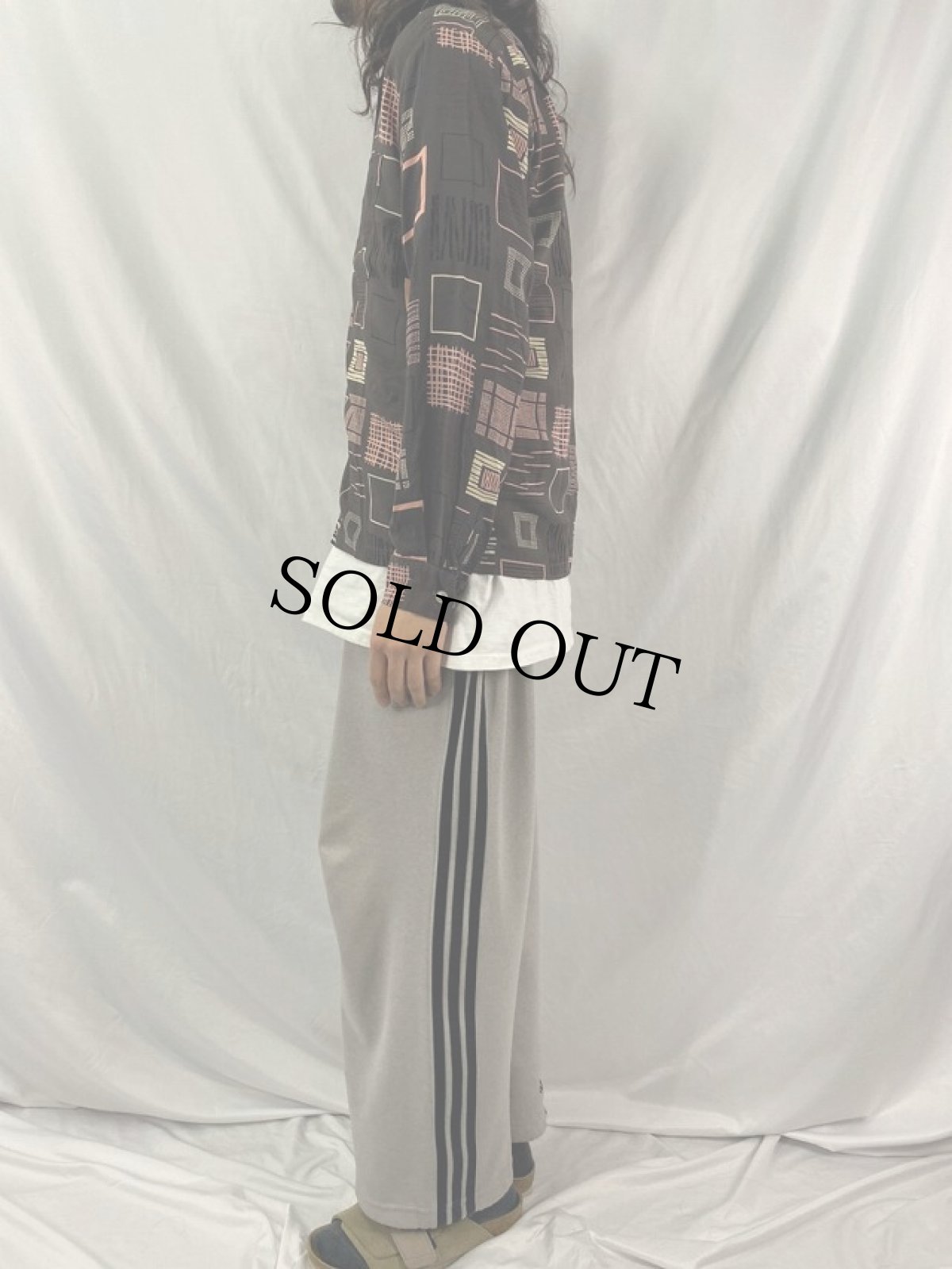 画像3: 50's A COHAMA "Squiggle" イタリアンカラー レーヨンシャツ (3)