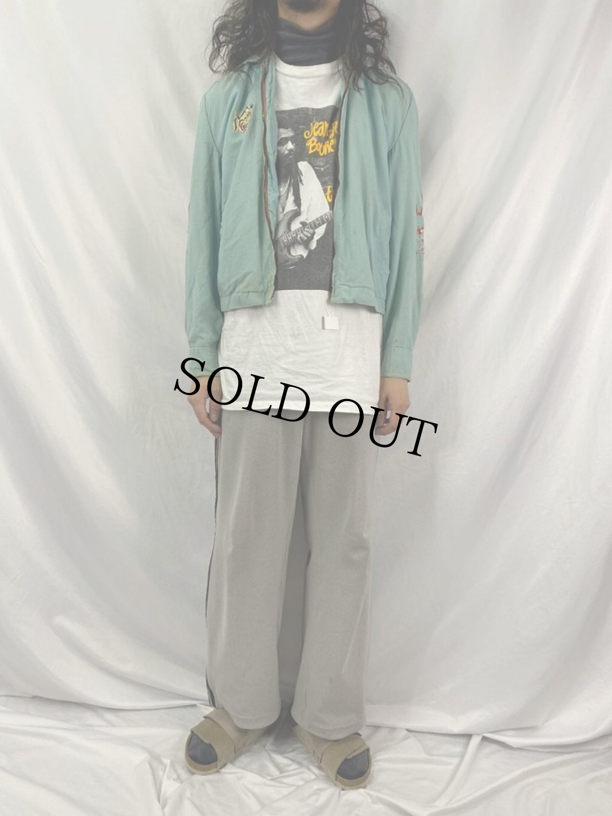 画像3: 60's "VUNGTAU VIETNAM 65-66" 虎×龍 刺繍 ベトジャン BLUE (3)