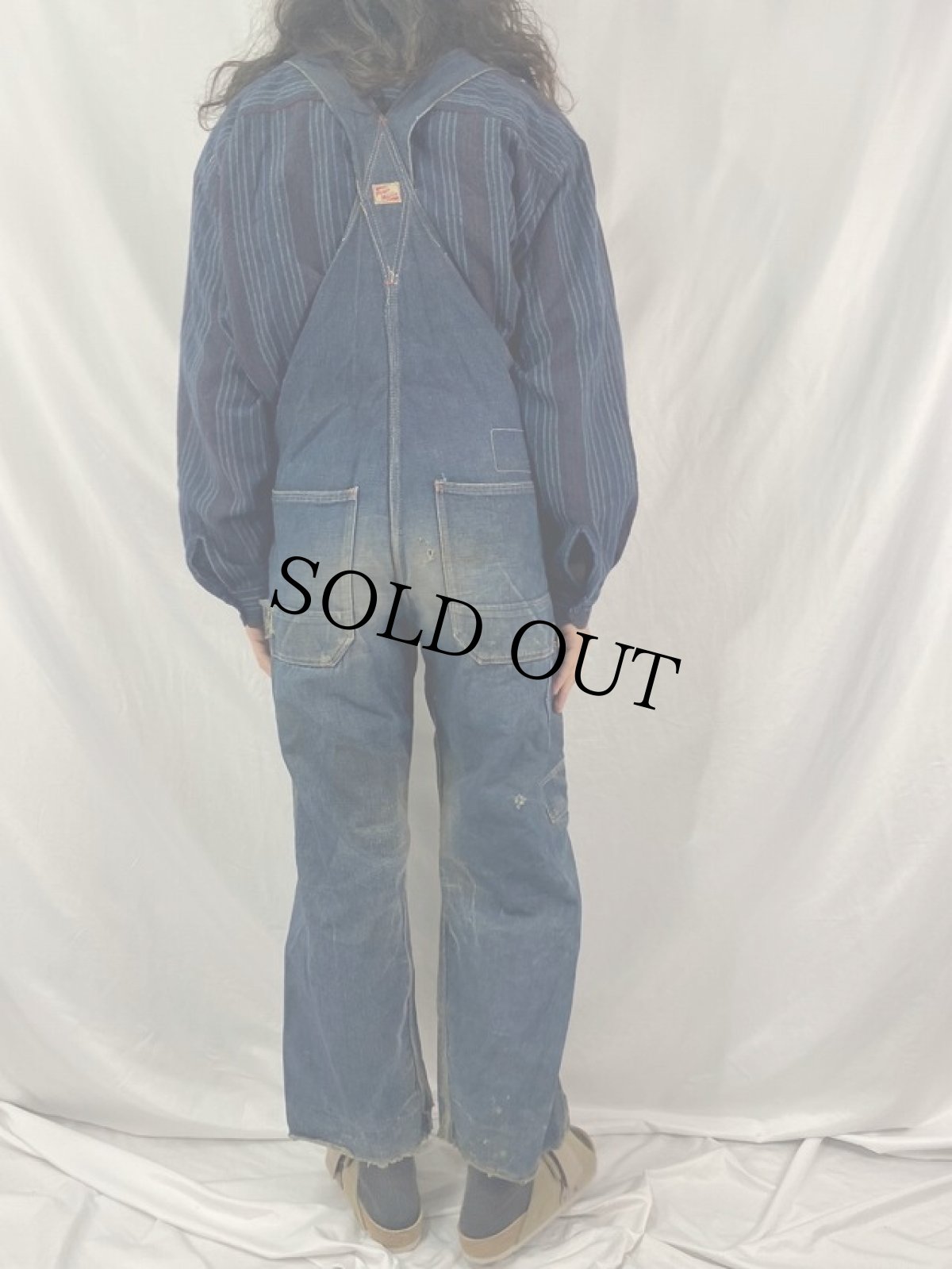 画像4: 40's POWR HOUSE デニムオーバーオール (4)