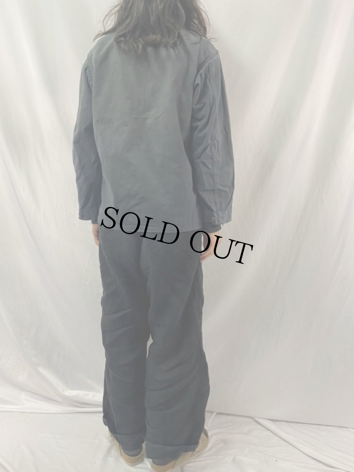 画像4: 40's U.S.ARMY 13スター M-43 HBTジャケット 後染め 36R (4)