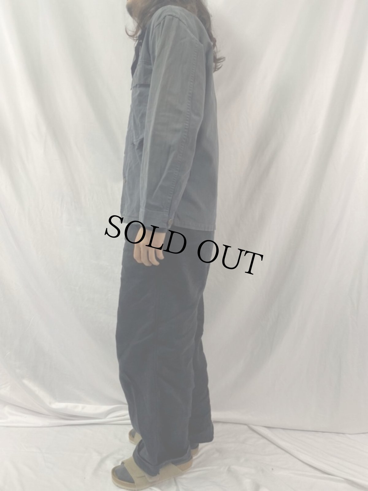 画像3: 40's U.S.ARMY 13スター M-43 HBTジャケット 後染め 36R (3)