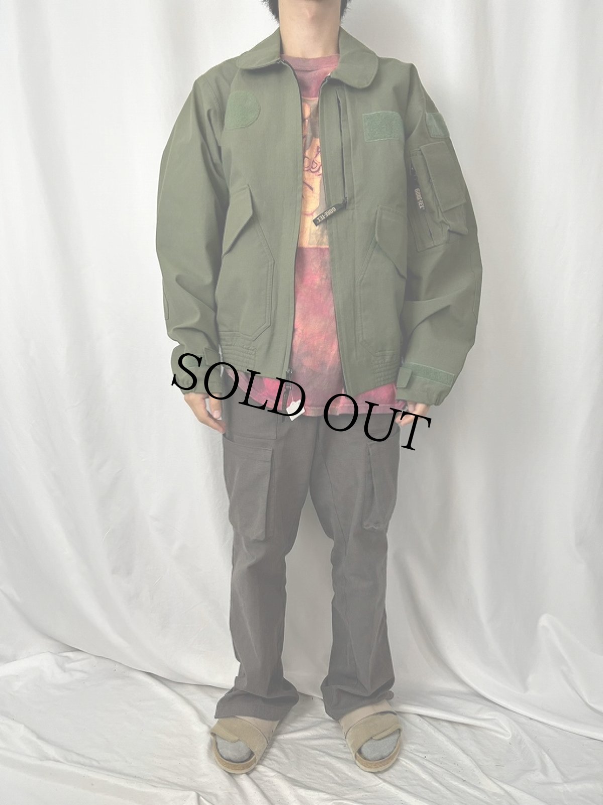 画像2: U.S.MILITARY MCPS CWU-106/P NOMEX/GORE-TEX Flight Jacket (2)