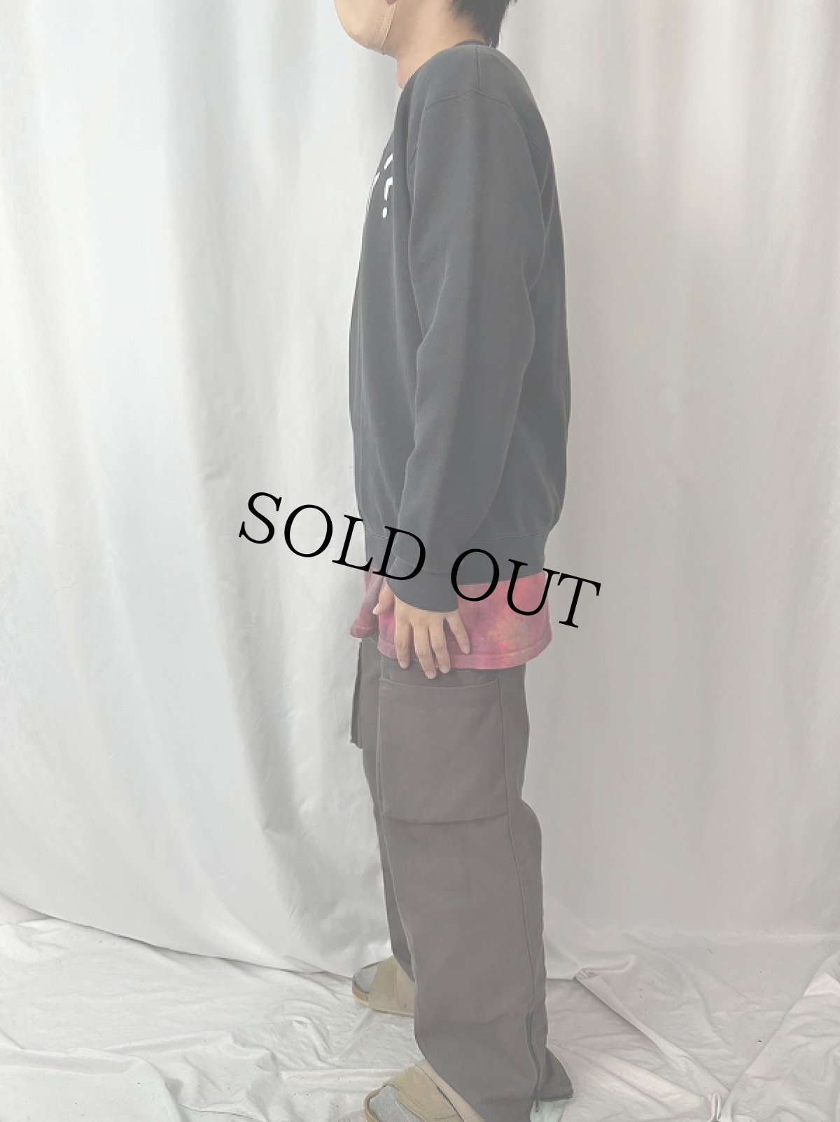 画像3: 90's Lee USA製 "got beer?" パロディプリントスウェット BLACK M (3)