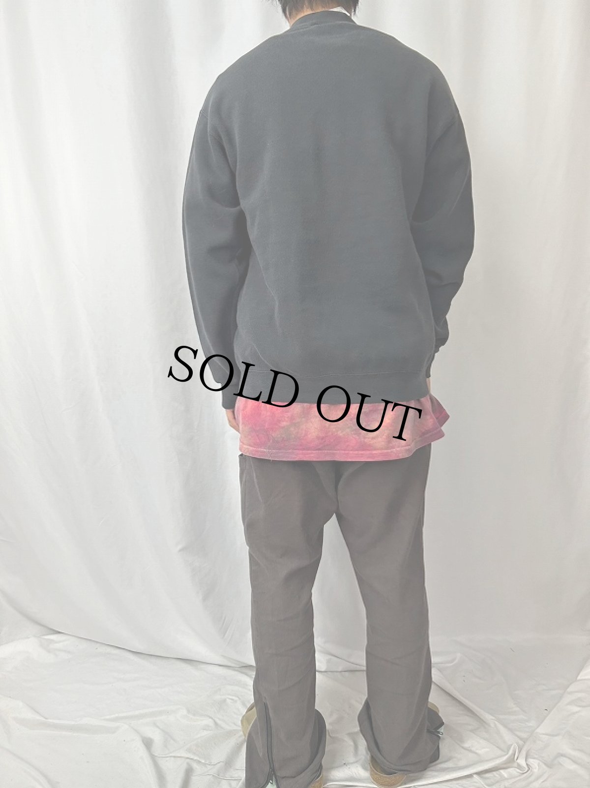 画像4: 90's Lee USA製 "got beer?" パロディプリントスウェット BLACK M (4)