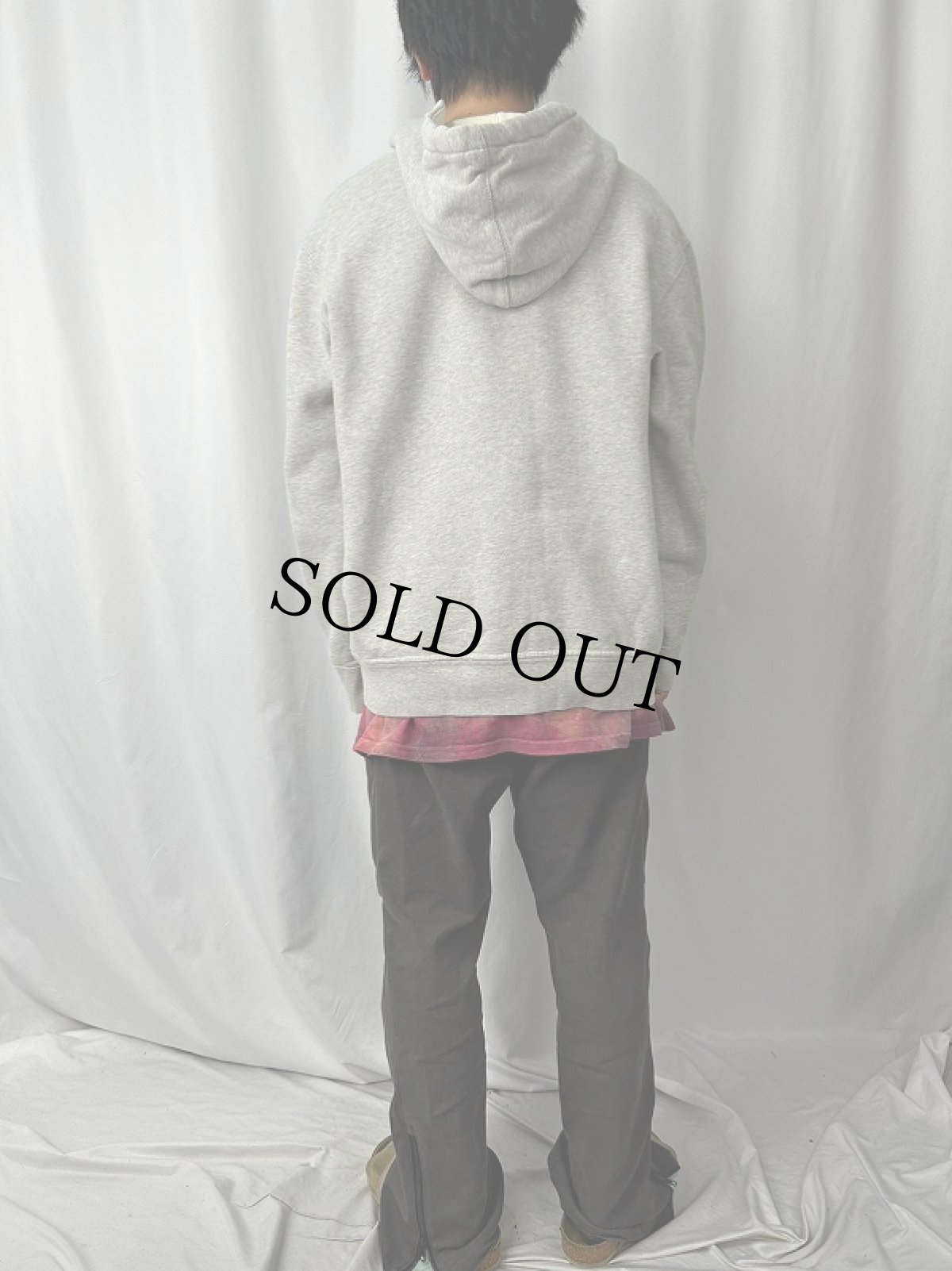 画像4: POLO Ralph Lauren REVERSE TYPE ロゴ刺繍 スウェットジップパーカー XL (4)