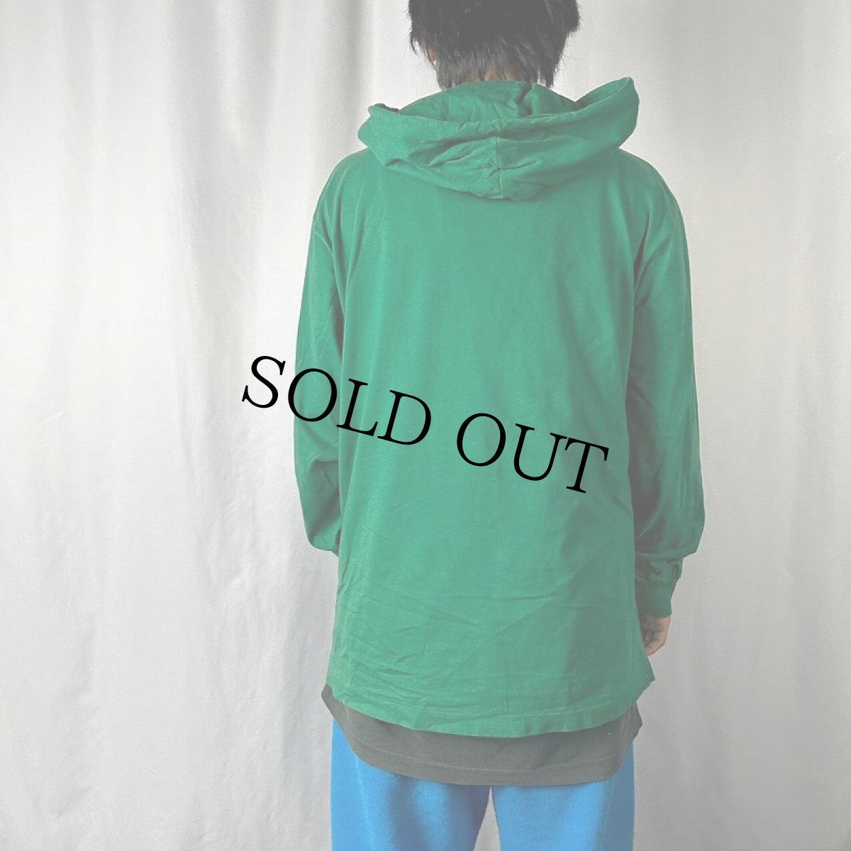 画像3: 90's POLO Ralph Lauren USA製 ロゴ刺繍 コットンパーカー M (3)