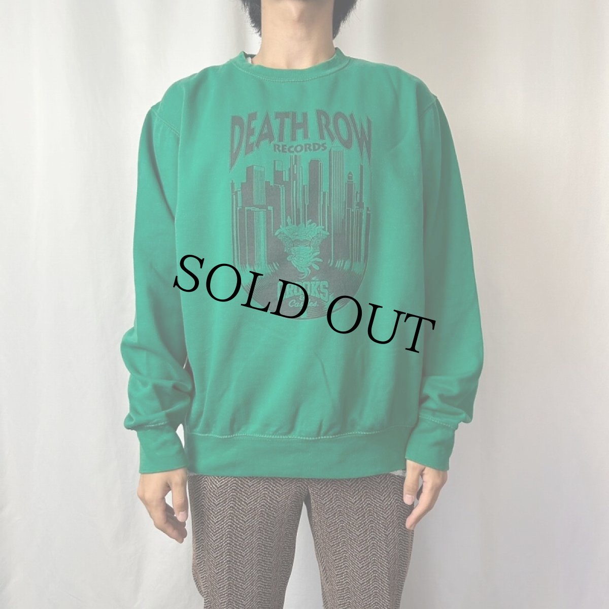 画像2: DEATH ROW RECORDS "CROOKS & CASTELS" ヒップホップレコードレーベルスウェット  (2)