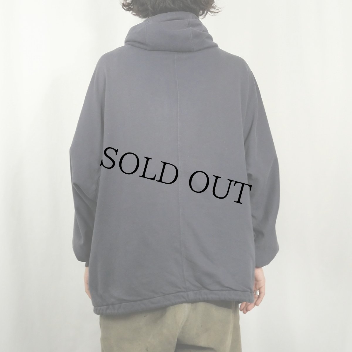 画像3: COUNTRY ROAD ハーフジップスウェットフーディ NAVY XL (3)