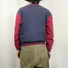 画像3: 90〜2000's FRUIT OF THE LOOM 2トーン スウェットスタジャン M (3)