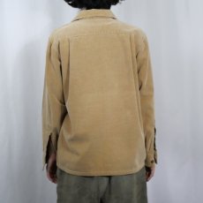 画像3: 50's STYLE MANOR コーデュロイ オープンカラーシャツ M (3)