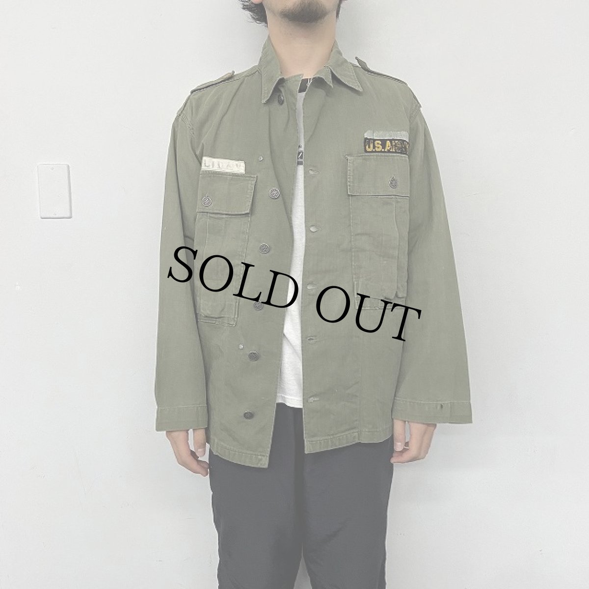 画像3: 40〜50's U.S.ARMY 13スター M-43 HBT Jacket 36R (3)