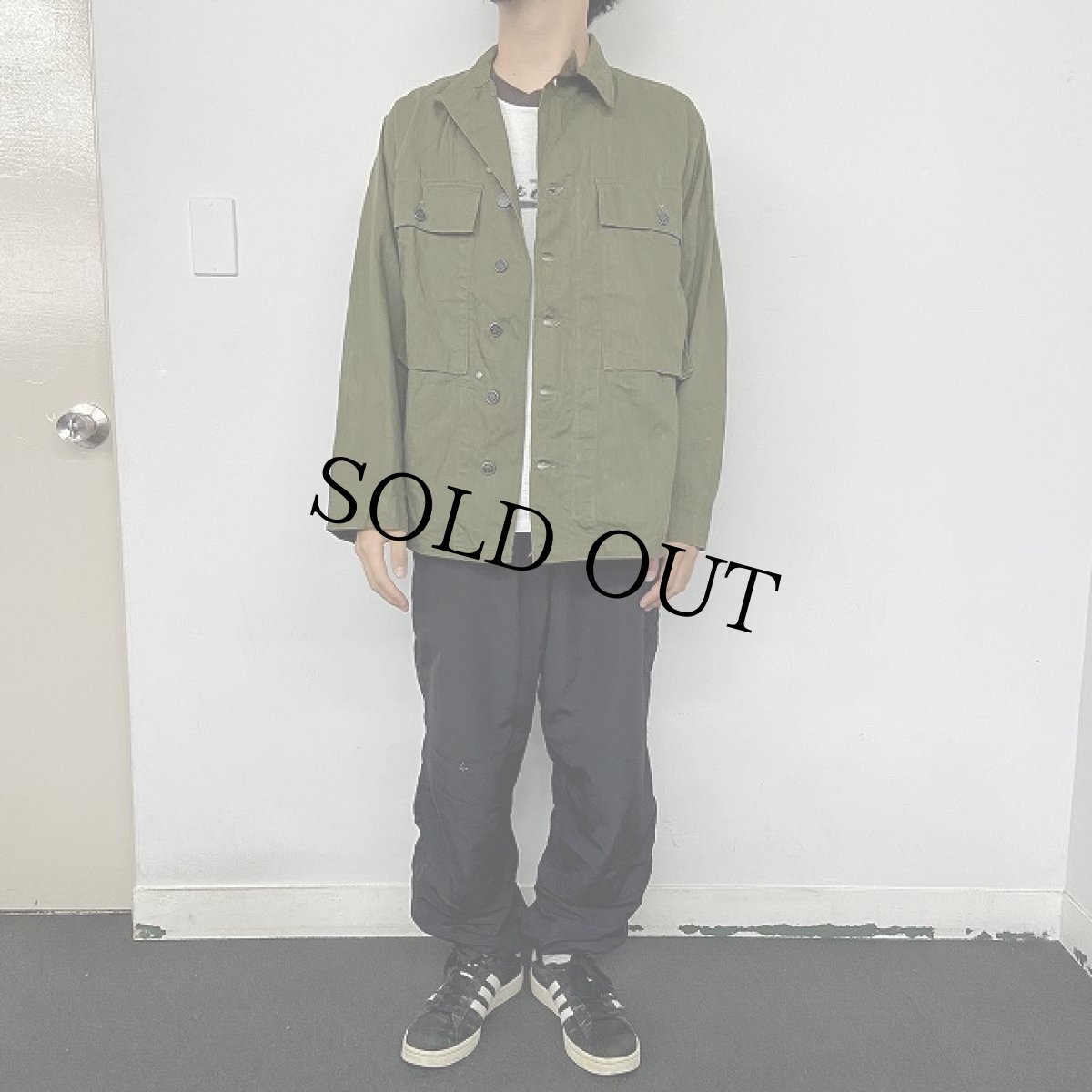 画像2: 40〜50's U.S.ARMY 13スター M-43 HBT Jacket 36R (2)