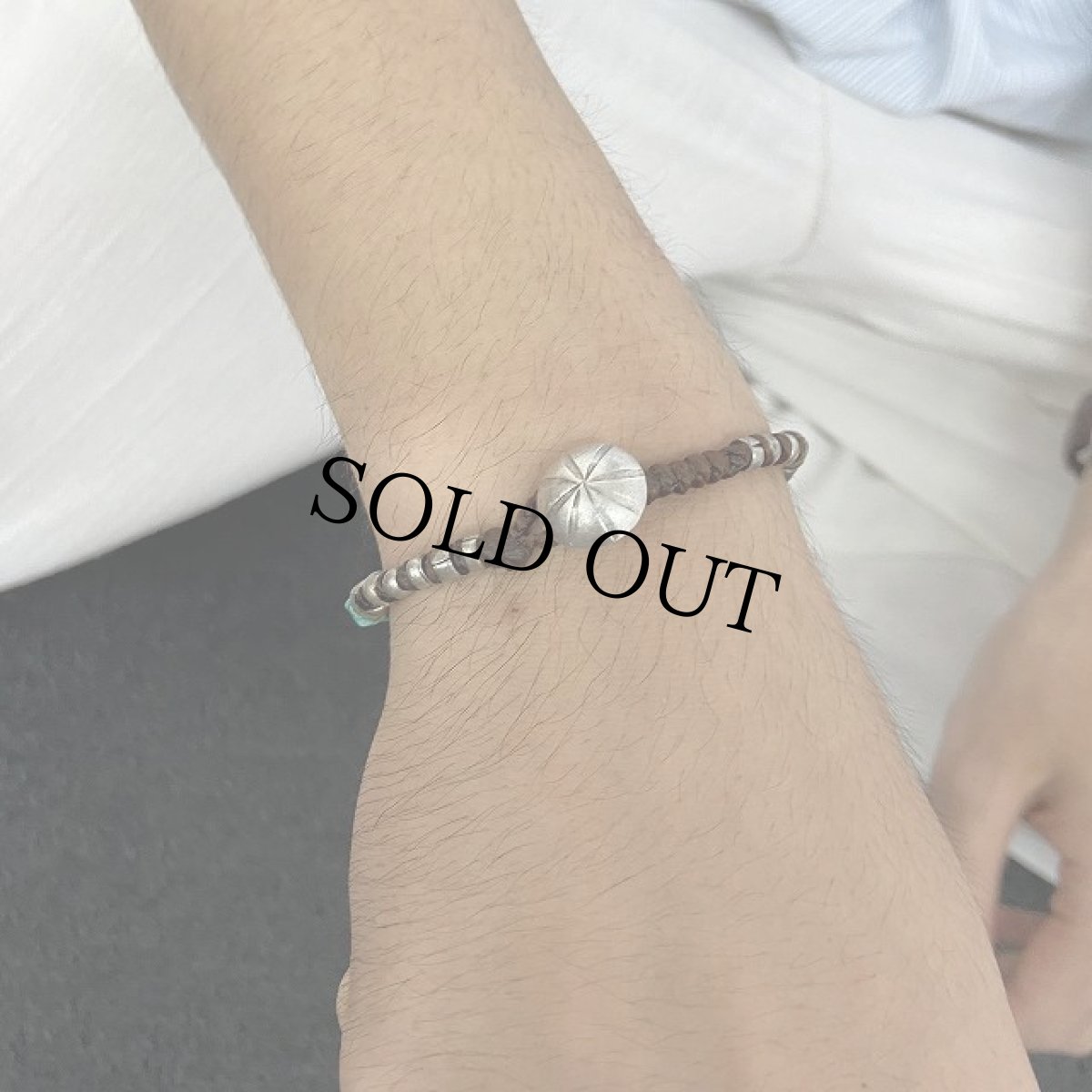 画像2: RORAN "Antique Turquoise×Old Silver" ブレスレット (2)