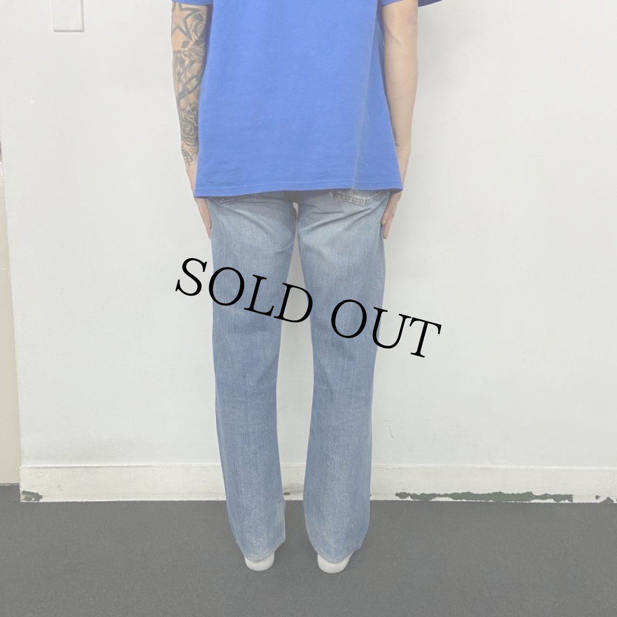 画像5: 60〜70's LEVI'S 501 BIGE デニムパンツ W31 (5)