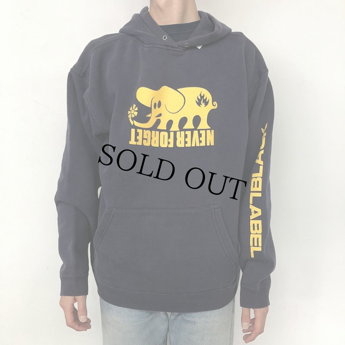 画像6: BLACKLABEL 袖プリント スケータースウェットパーカ (6)