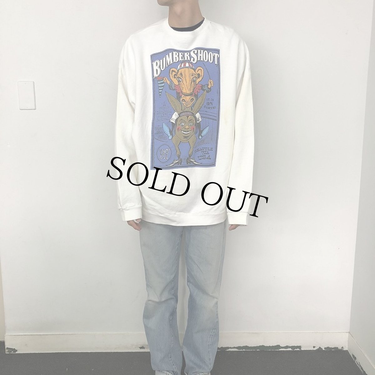 画像10: 90's BUMBER SHOOT USA製 音楽フェスティバルスウェット 2XL (10)
