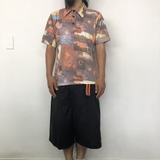 画像5: 【SALE】  70's Kmart ピクチャー柄 コットンポリシャツ L (5)