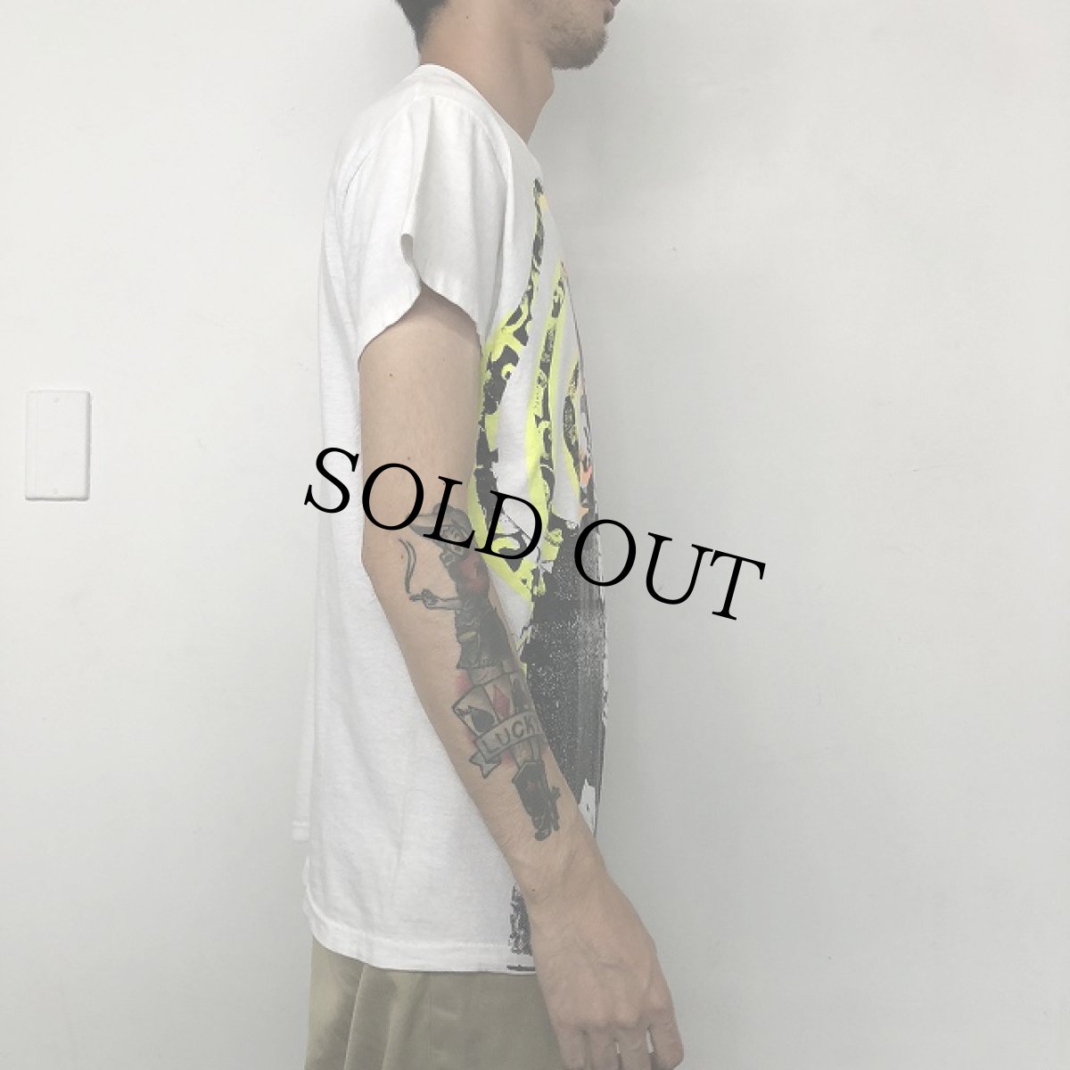 画像4: 80's Jimi Hendrix USA製 ロックミュージシャン プリントTシャツ L (4)