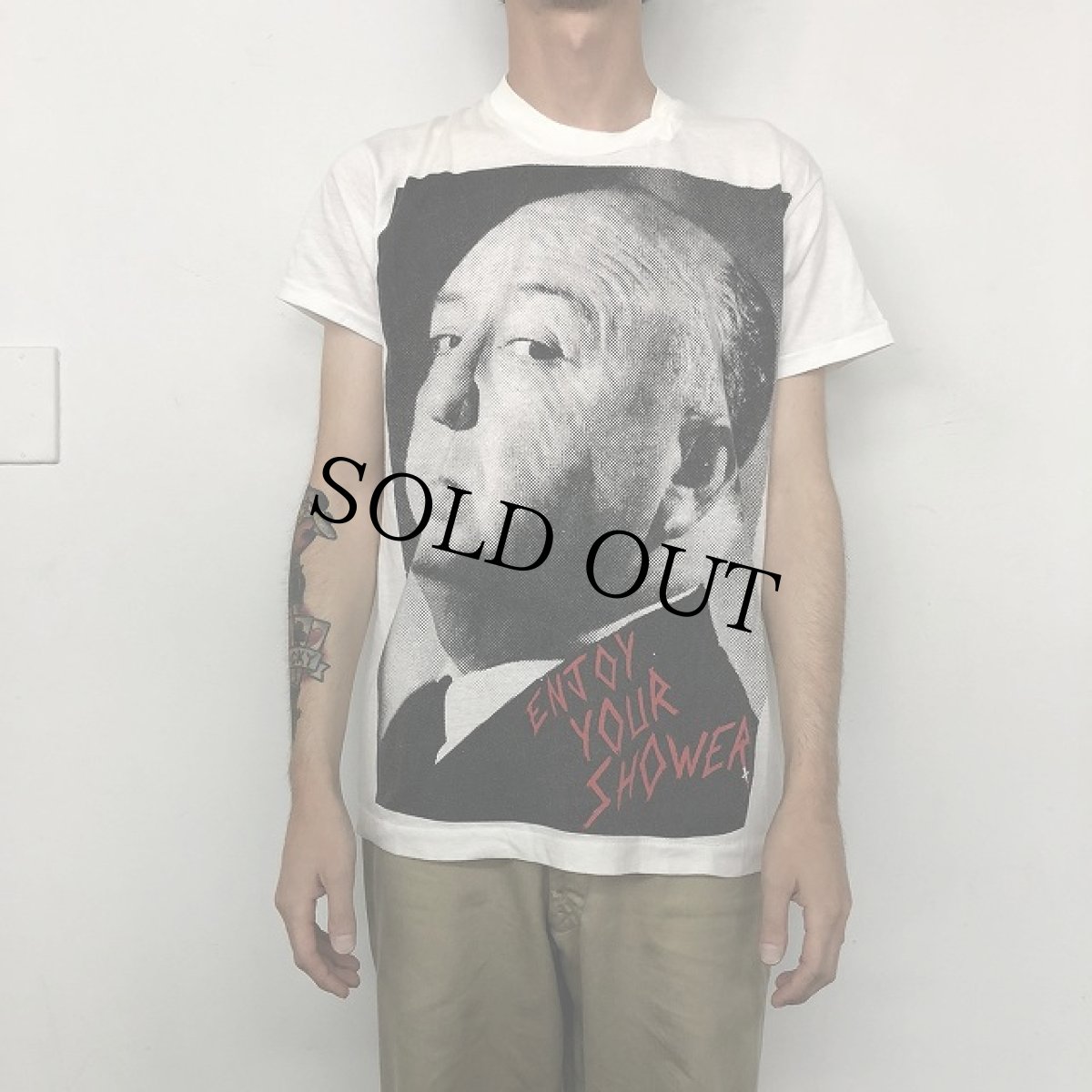 画像2: 70's〜80's Alfred Hitchcock  "Everett Collection" 映画監督 T-shirt XL (2)