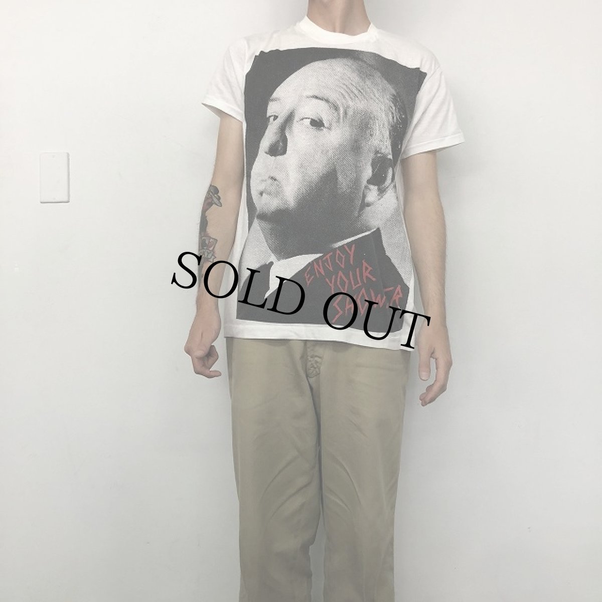 画像5: 70's〜80's Alfred Hitchcock  "Everett Collection" 映画監督 T-shirt XL (5)