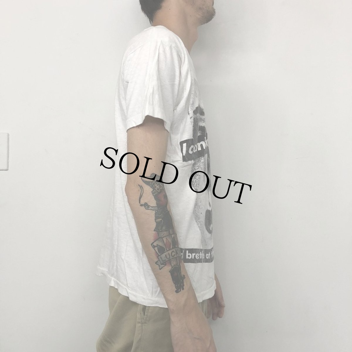 画像3: 80's Barbara Kruger USA製 "I can't look at you" Photo Print T-shirt XL (3)