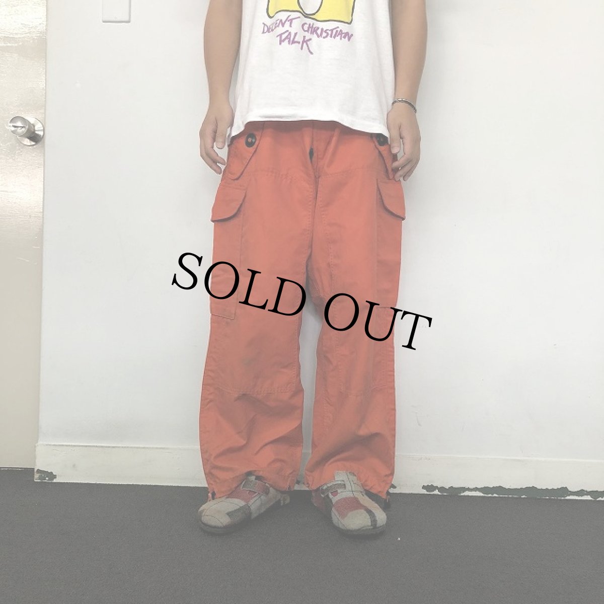 画像2: 70’s Canadian Armed Forces Search and Rescue(CAFSAR) Para Rescue Wind proof Trousers (2)