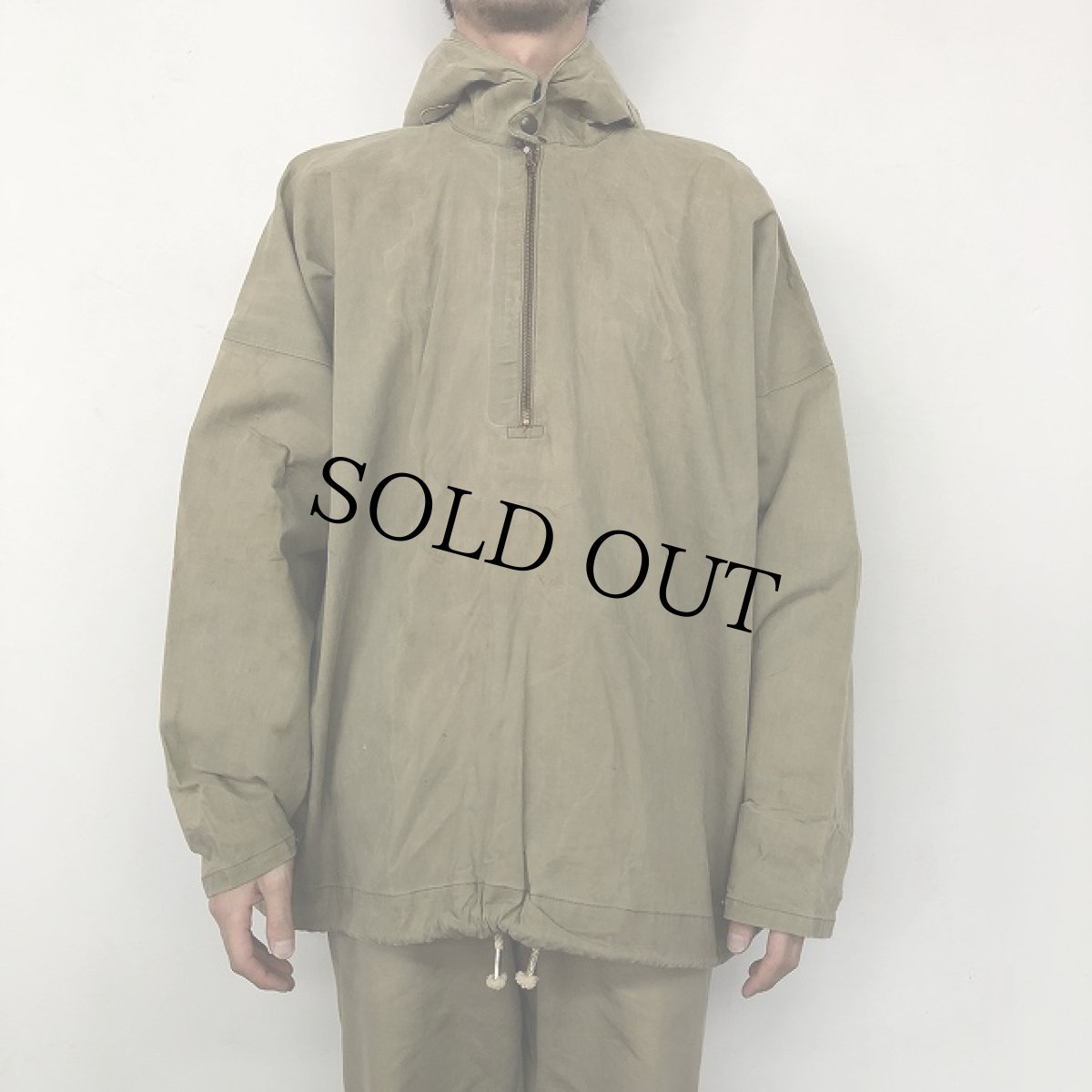 画像2: 40's U.S. NAVY WET WEATHER PARKA "BENILDE 8" 1st TYPE XL (2)