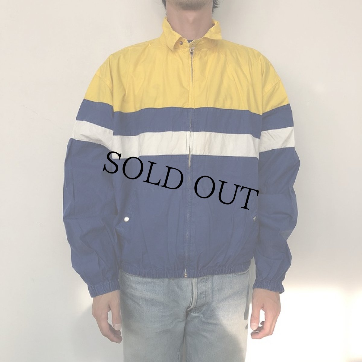 画像3: POLO Ralph Lauren クッキーパッチ 切り替えコットンジャケット LL (3)