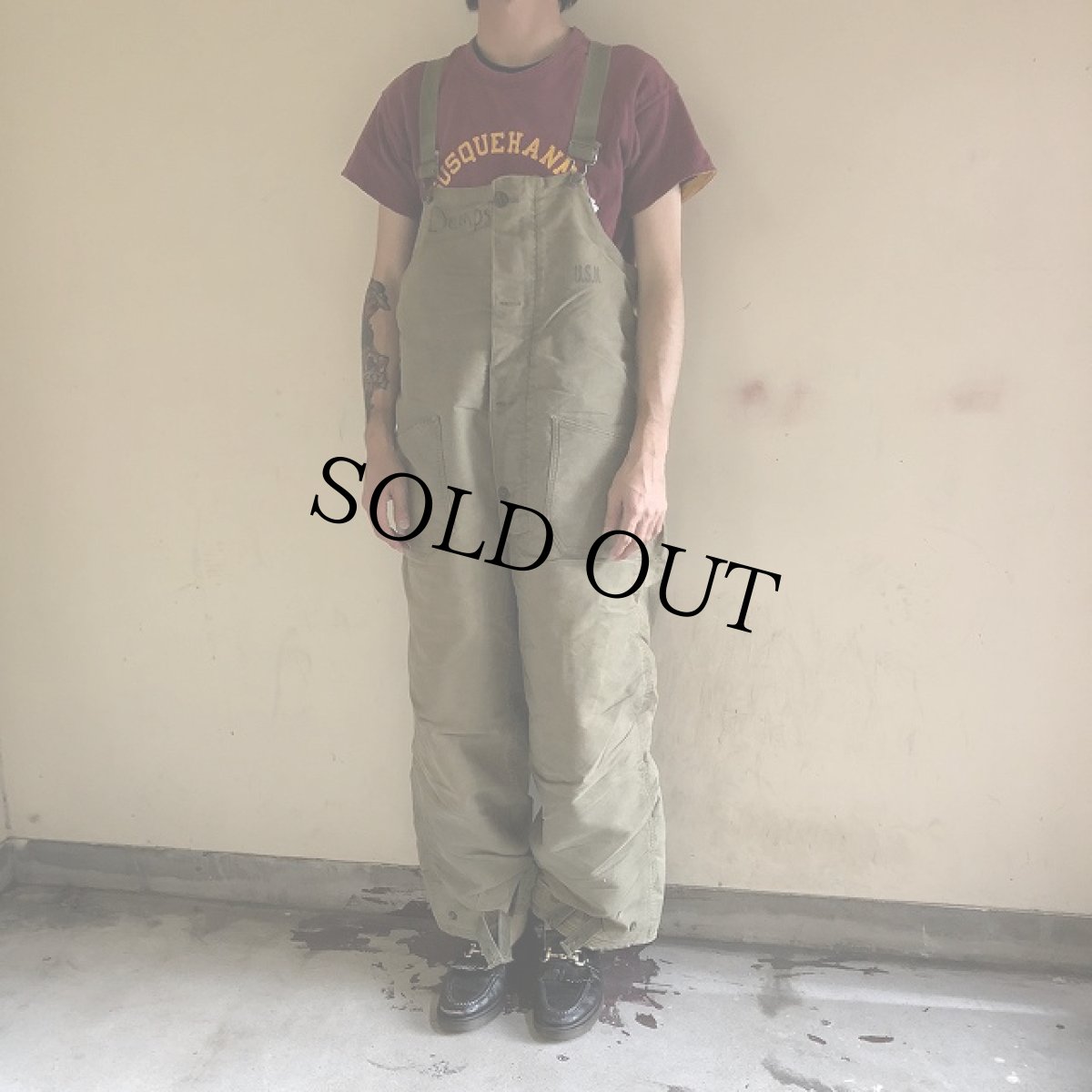 画像2: 40's U.S.NAVY N-1 デッキパンツ (2)