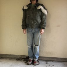 画像3: 80's U.S.AF N-2B Flight Jacket SMALL (3)