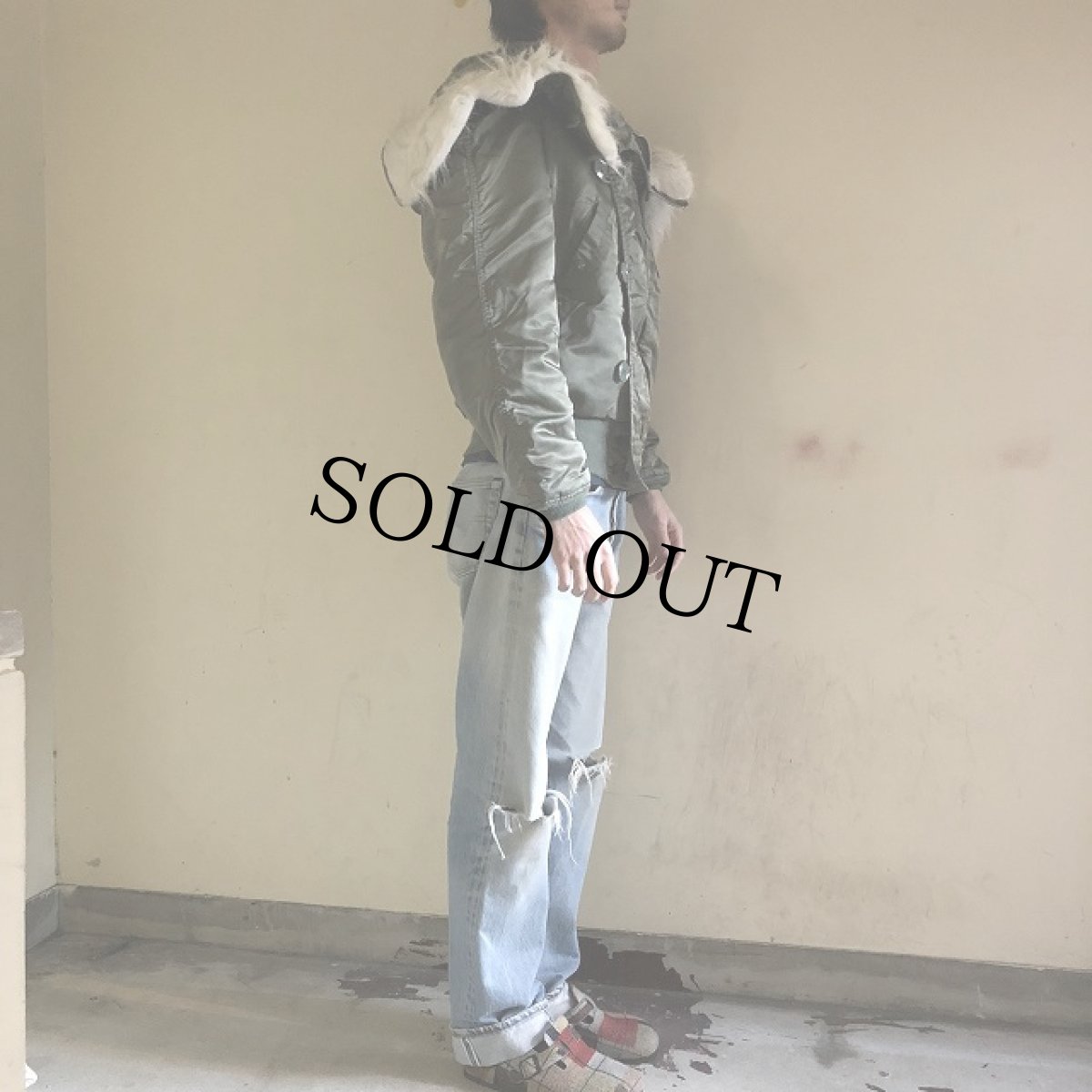 画像4: 80's U.S.AF N-2B Flight Jacket SMALL (4)