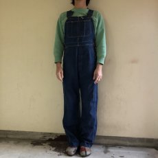 画像2: 60's JCPenney BIGMAC ローバックデニムオーバーオール W31 (2)