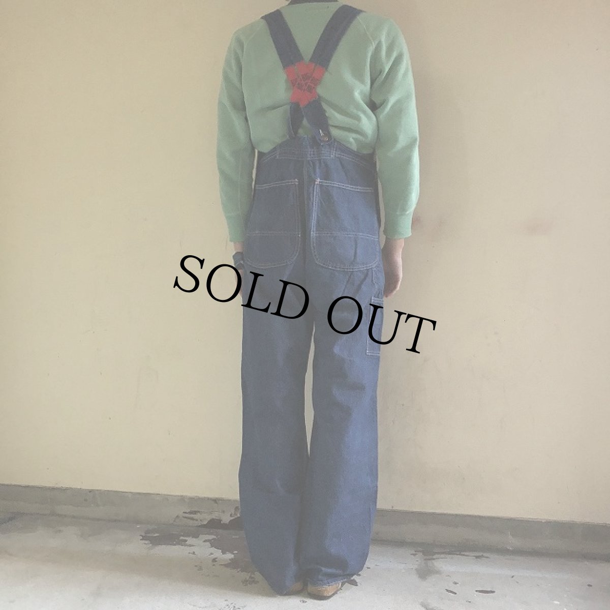 画像4: 60's JCPenney BIGMAC ローバックデニムオーバーオール W31 (4)