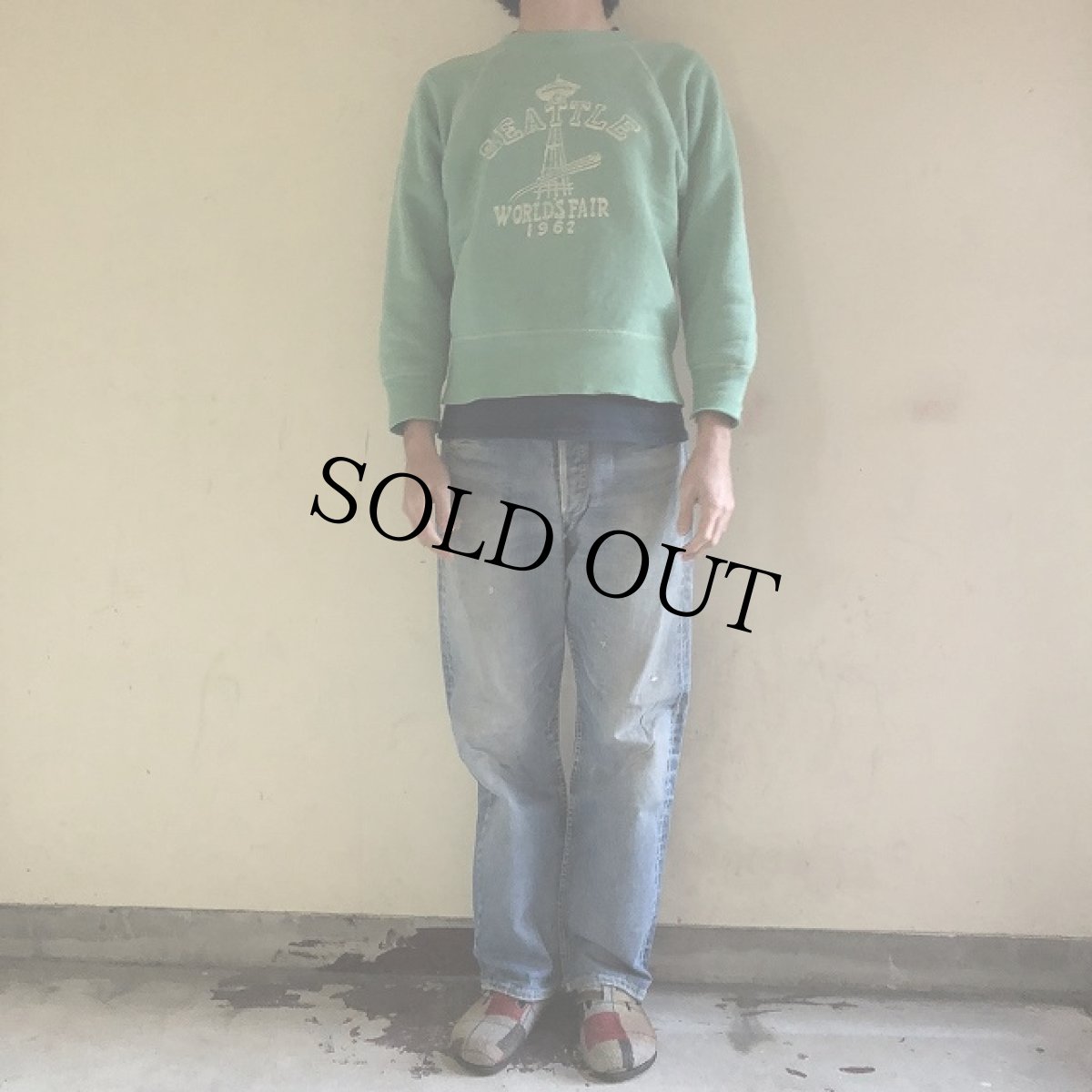 画像2: 60〜70's Lee 101B サイド黒 デニムパンツ W30 (2)