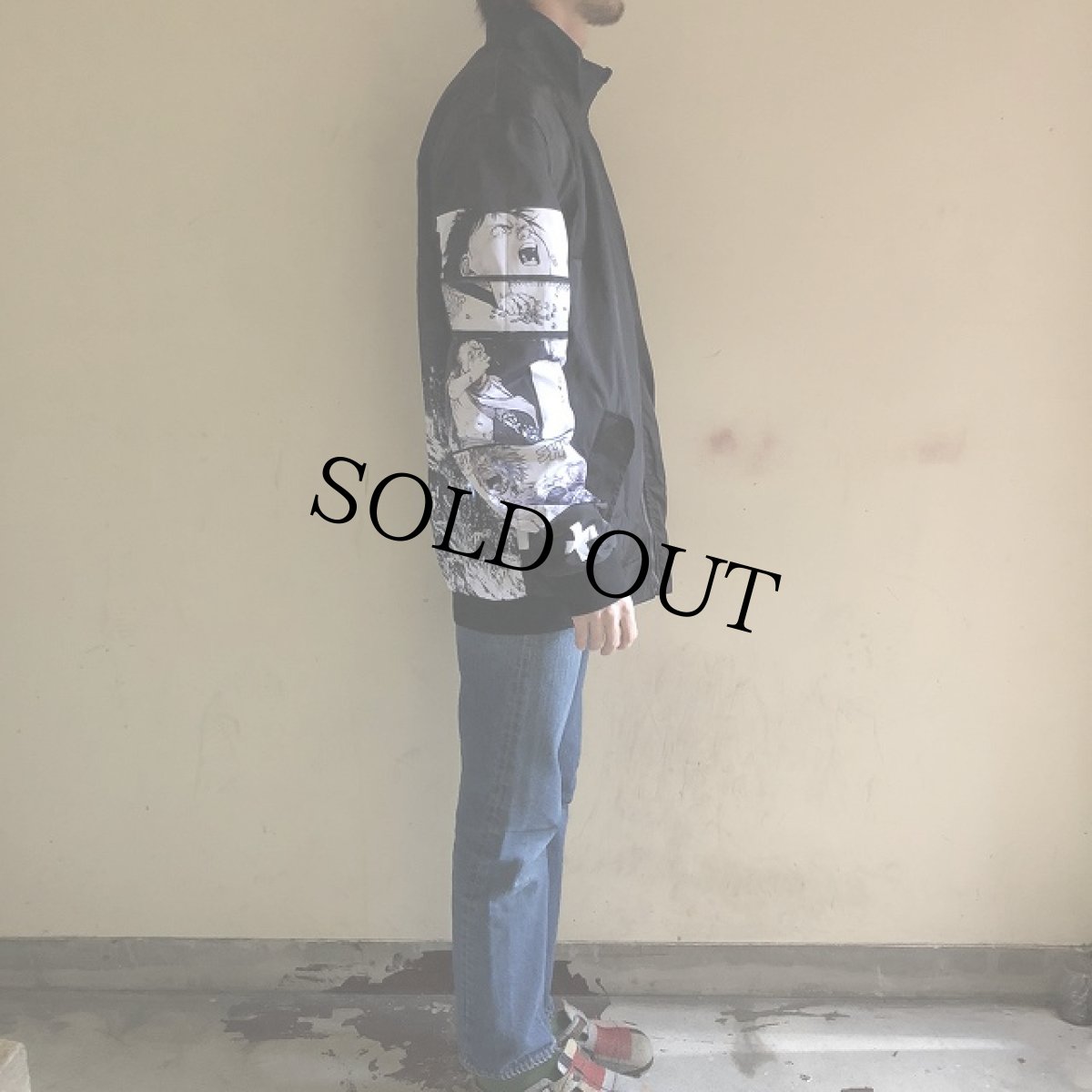 画像9: アキラ "ピンクシティ" リバーシブルジャケット BLACK XXL (9)