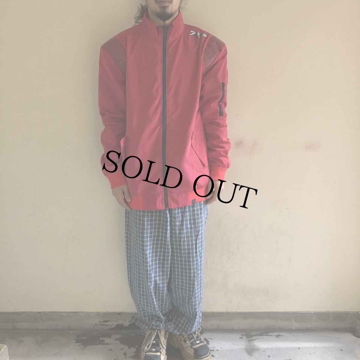 画像5: アキラ "ピンクシティ" リバーシブルジャケット RED L (5)