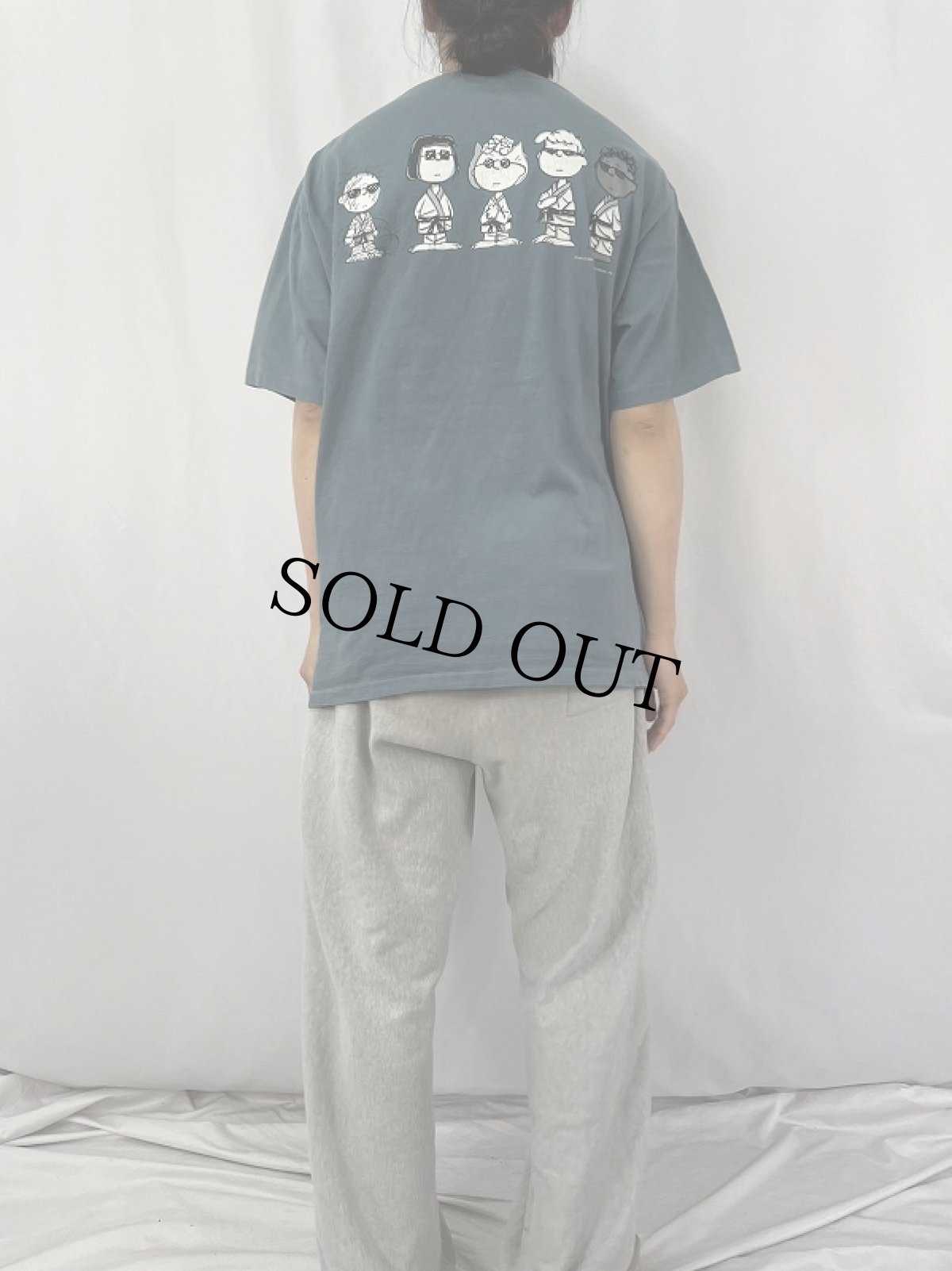 画像4: 90's PEANUTS USA製 "柔道" キャラクターTシャツ XL (4)