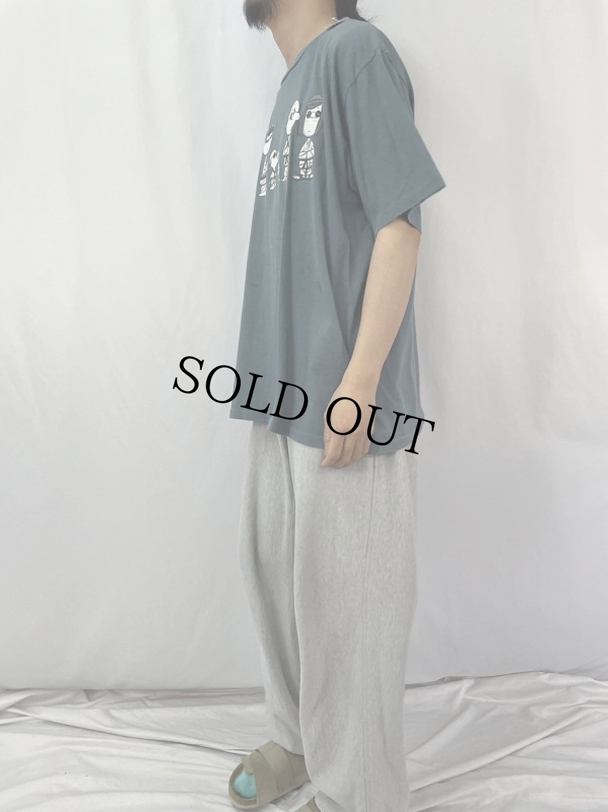 画像3: 90's PEANUTS USA製 "柔道" キャラクターTシャツ XL (3)