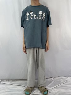 画像2: 90's PEANUTS USA製 "柔道" キャラクターTシャツ XL (2)