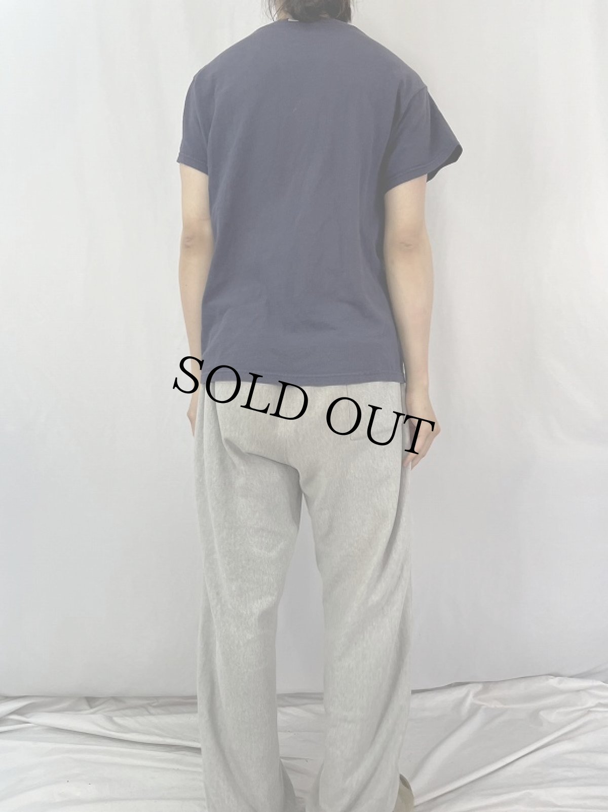 画像4: 2000's Nintendo スーパーマリオ キャラクタープリントTシャツ NAVY M (4)